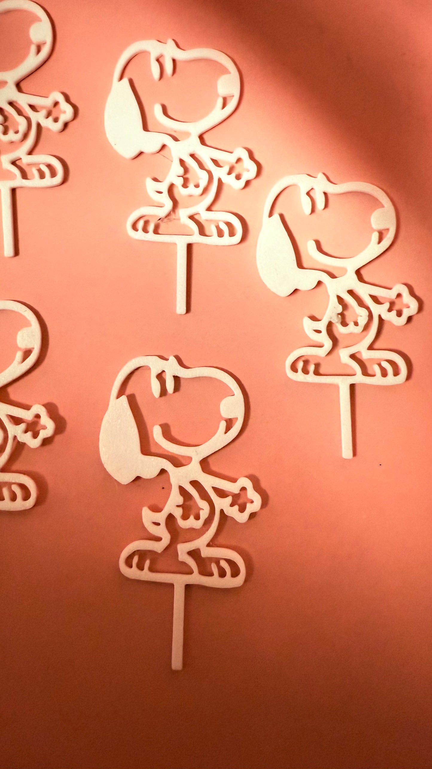 3D Snoopy Cupcake Topper | S30