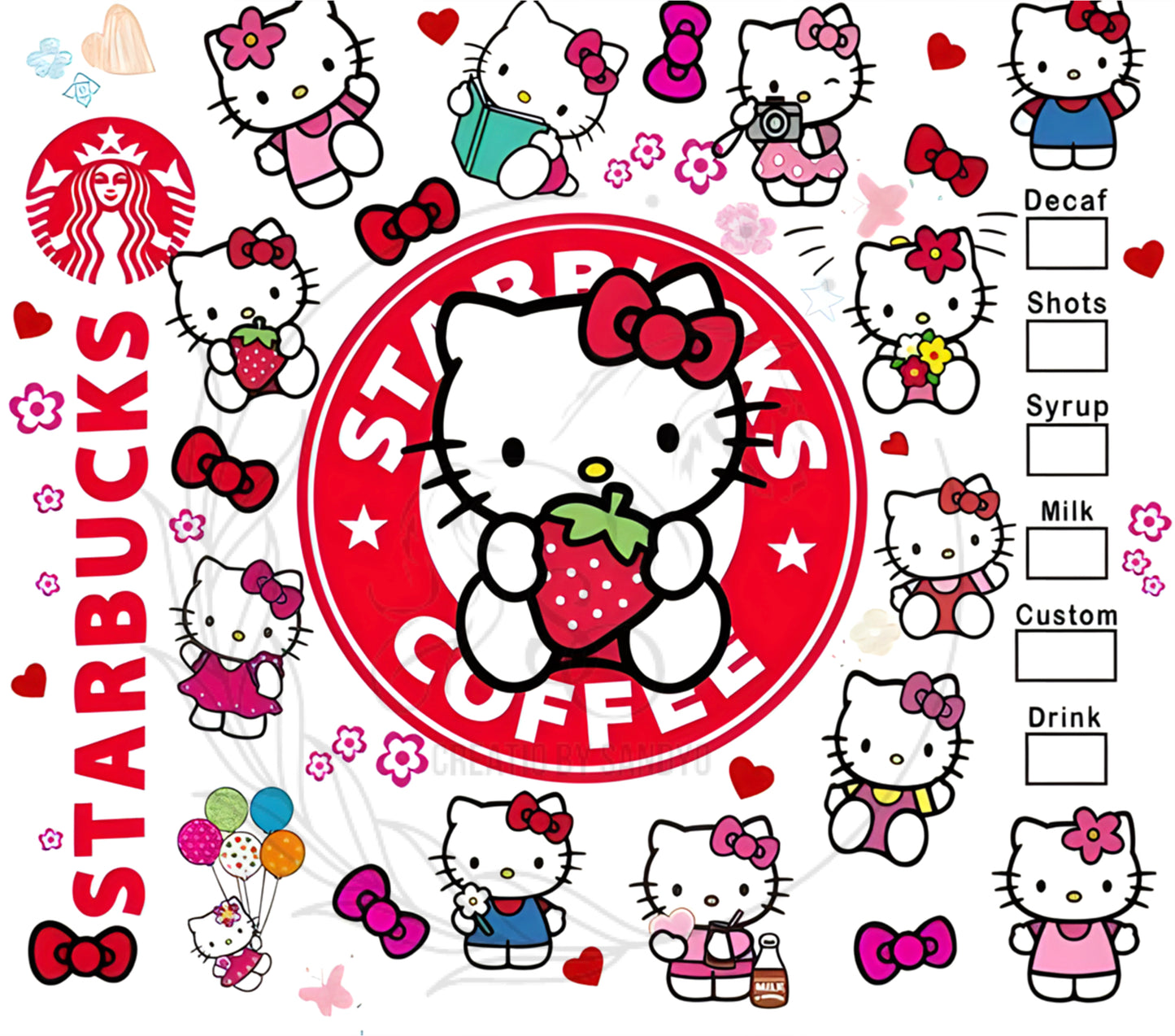 T379 Treansfer De Sublimacion Hello Kitty