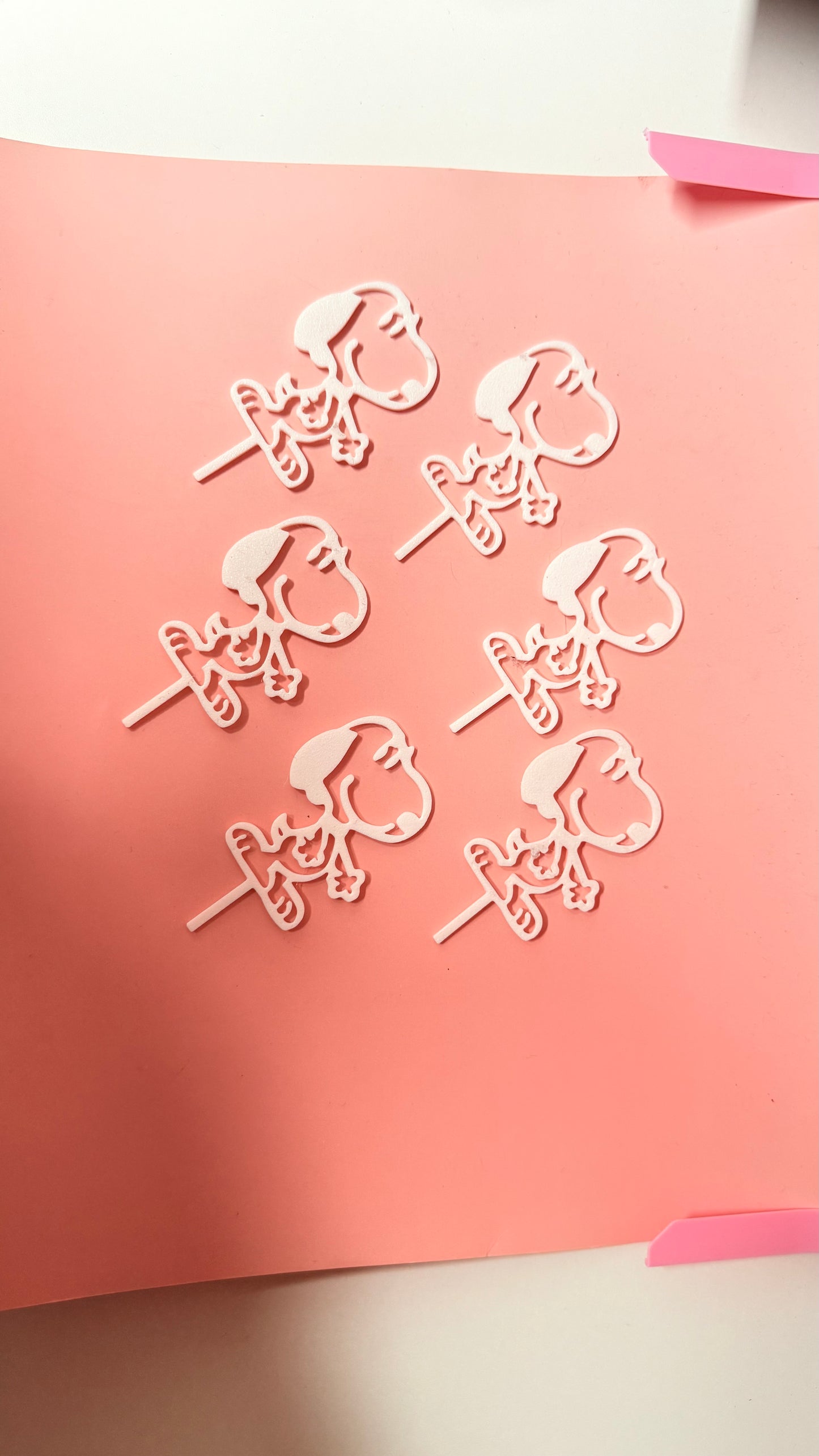 3D Snoopy Cupcake Topper | S30