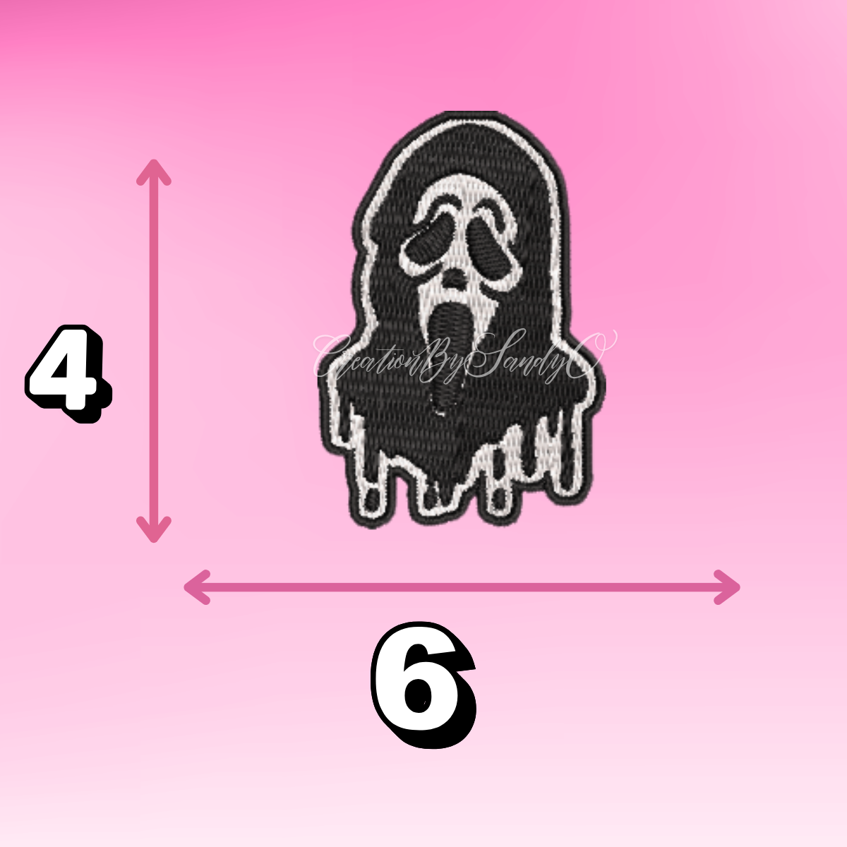 Ghost Face Drip
| X9| Patch con Adhesivo