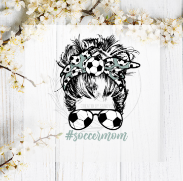 D40 DTF TRANSFERS | Soccer mom