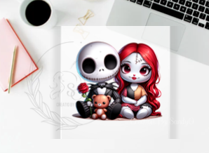 D60 DTF TRANSFERS | Jack and Sally 1