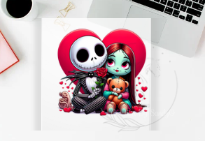 D61 DTF TRANSFERS | Jack and Sally 2