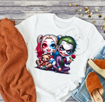 D228 | DTF TRANSFERS | Harley Quinn Couple 2