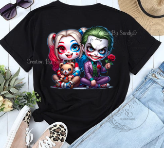 D228 | DTF TRANSFERS | Harley Quinn Couple 2