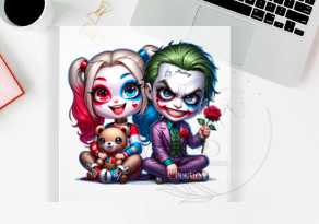 D228 | DTF TRANSFERS | Harley Quinn Couple 2