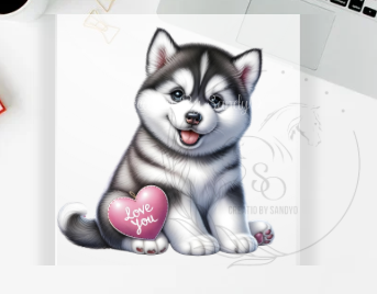 D67 DTF TRANSFERS | DTF| Husky Love You