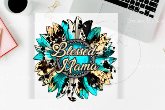 D88 DTF TRANSFERS | DTF| Blessed Mama