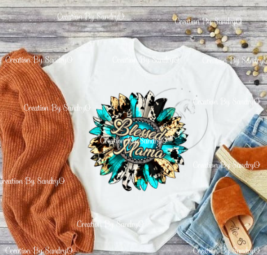 D88 DTF TRANSFERS | DTF| Blessed Mama