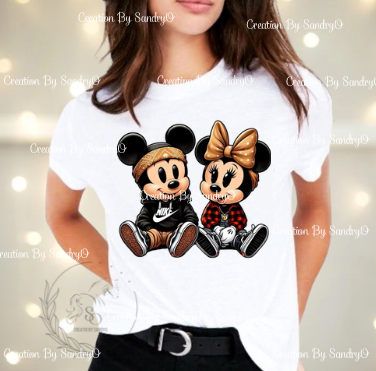 D118 TRANSFERS | Mickey Mouse and Minnie Mouse | Baby