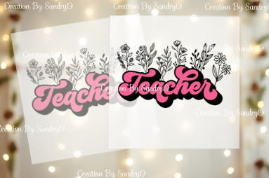 D137 Teacher | Design #1 | DTF Transfers | DTF