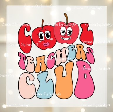 D145 Teacher | Design #9 | DTF Transfers | DTF