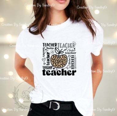 D141 Teacher | Design #5 | DTF Transfers | DTF