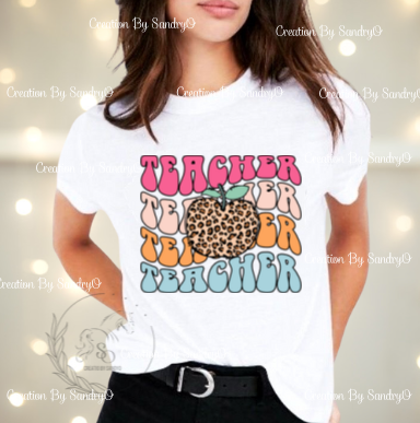 D144 Teacher | Design #8 | DTF Transfers | DTF