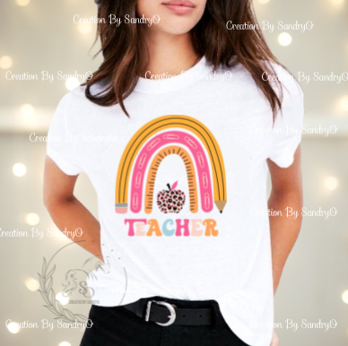D143 Teacher | Design #7 | DTF Transfers | DTF
