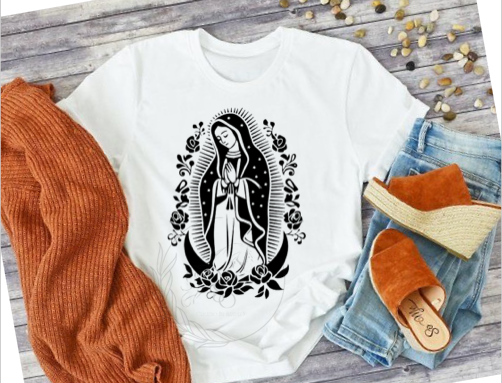 D174 | Virgin of Guadalupe | READY TO PRESS | TRANSFER SHEET