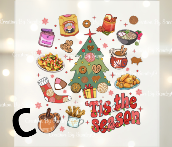 D197 | DTF TRANSFERS | CHRISTMAS | TIS THE SEASON