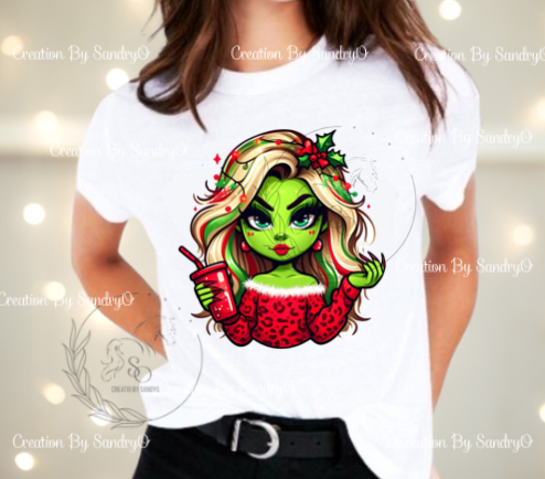 D205 DTF TRASFERS | Navidad Grinch