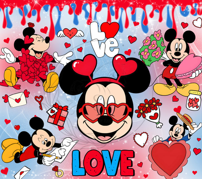 T863 Transfers De Sublimacion San Valentin | Mickey Mouse
