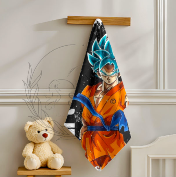 Manta de Terciopelo | Diseño de Son Goku (BL001)