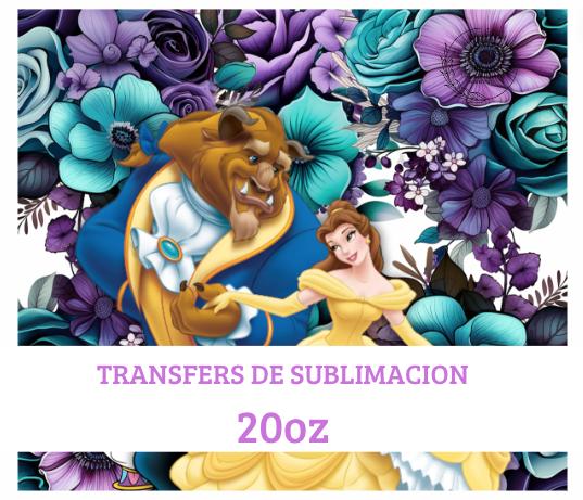 TRANSFERS DE SUBLIMAICON DE 20oz