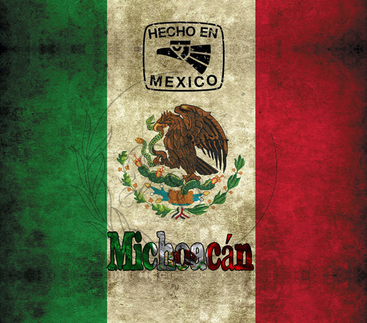 T458 Michoacan Flag Sublimation Transfers