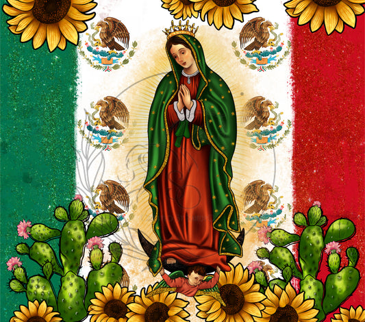 T464 Our Lady of Guadalupe Sublimation Transfers