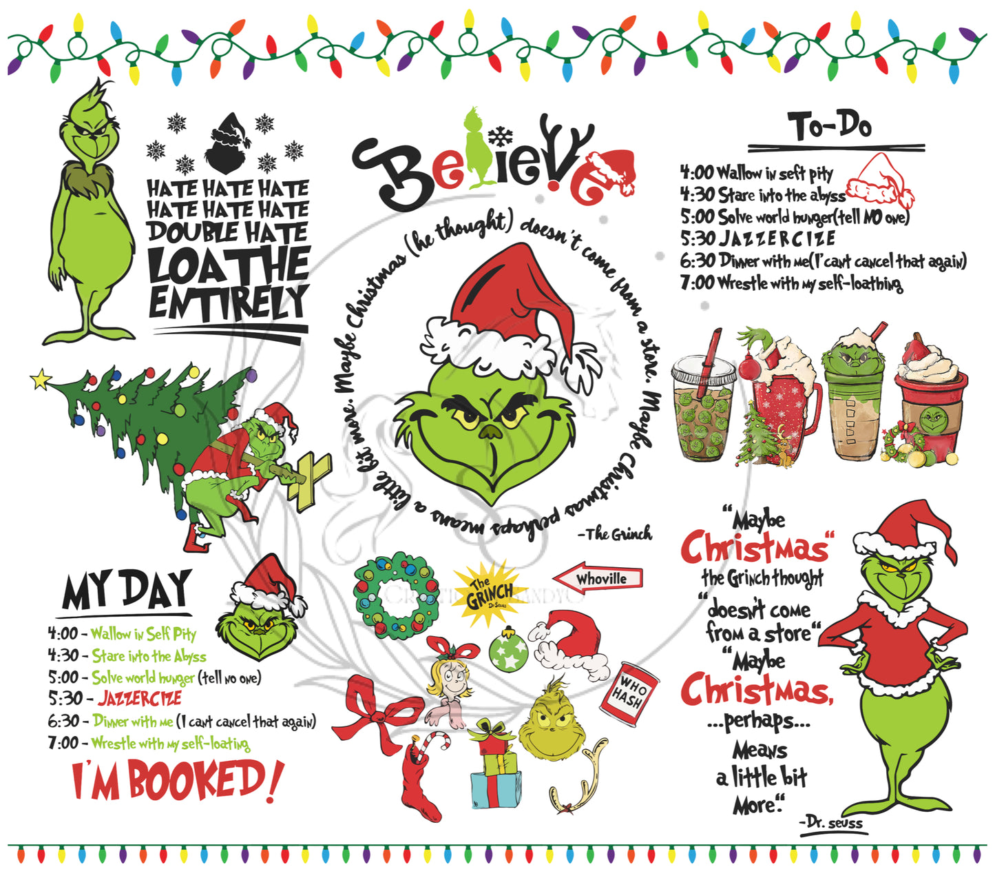 T345 Grinch Sublimation Transfer