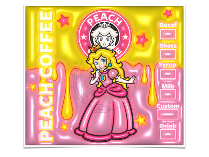 T116 Transfer De Sublimacion Peach Princess 2