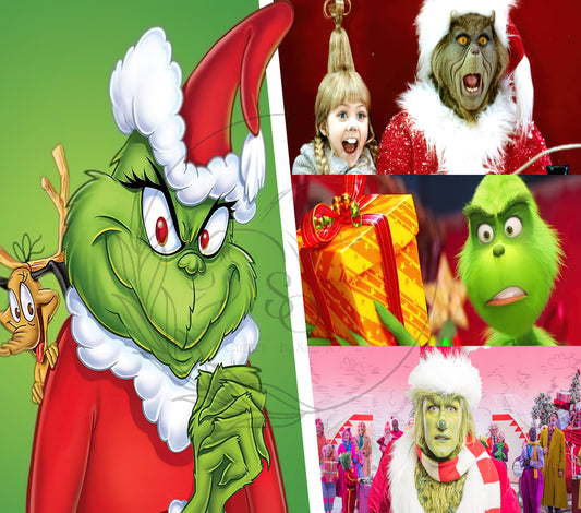 T346 Grinch Sublimation Transfer