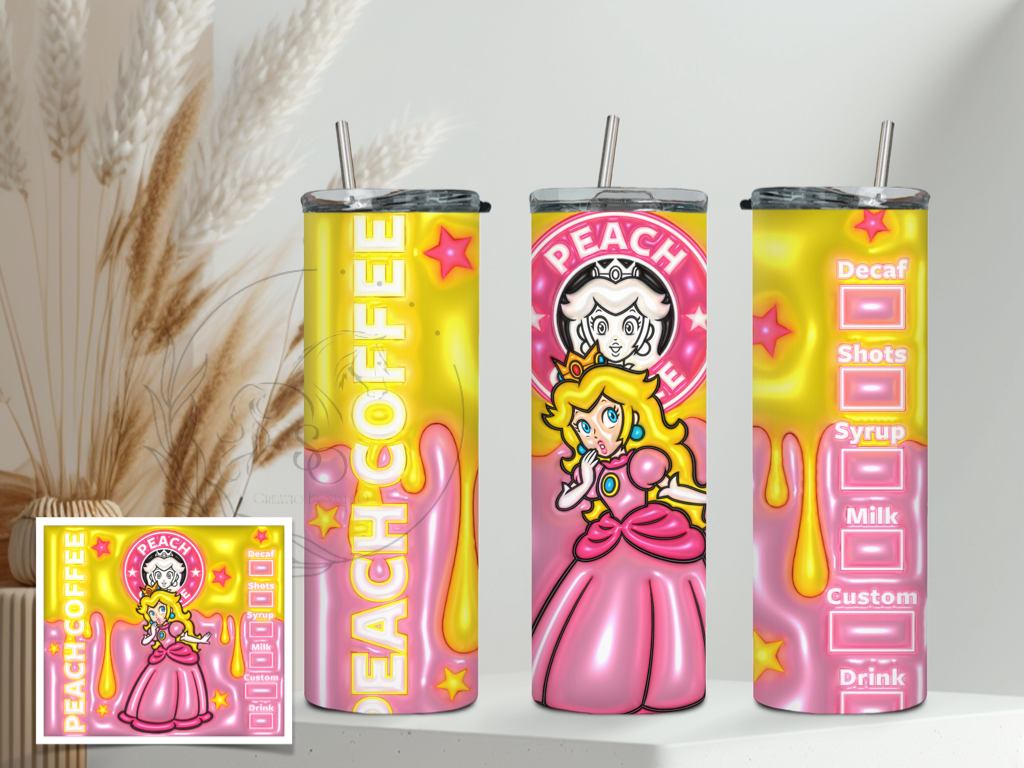 T116 Peach Princess 2 Sublimation Transfer