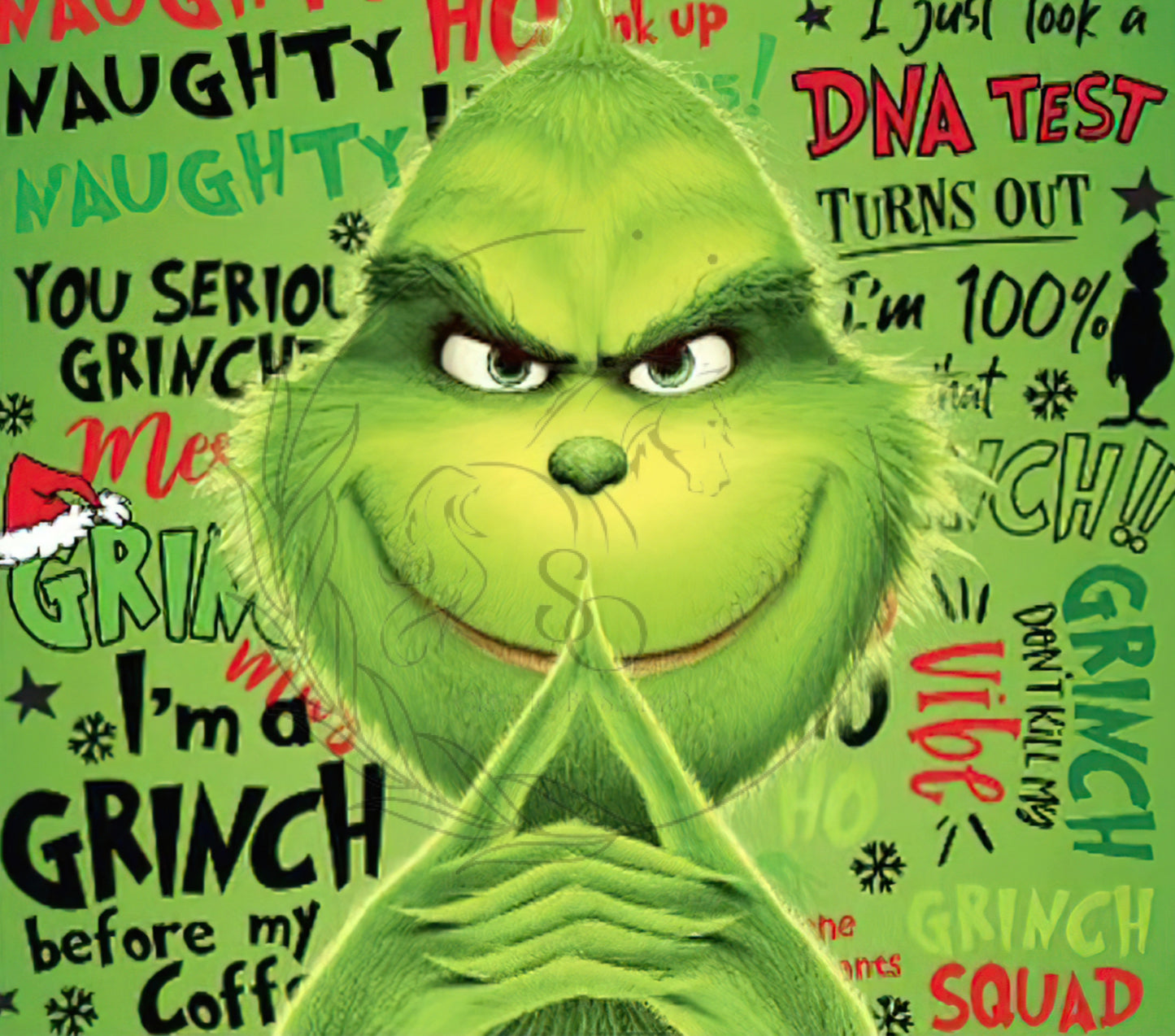 T352 Grinch Sublimation Transfer