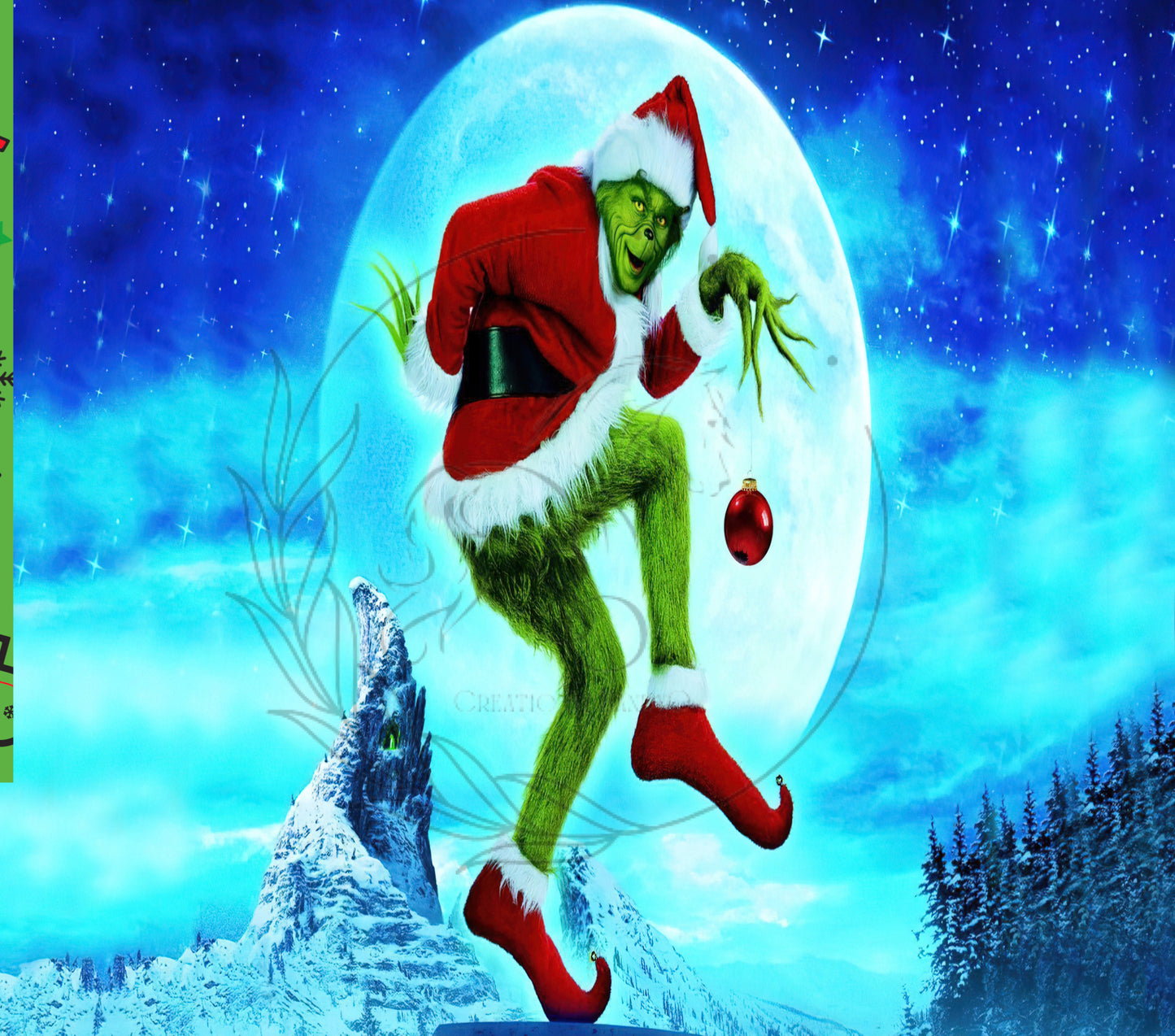 T357 Grinch Sublimation Transfer