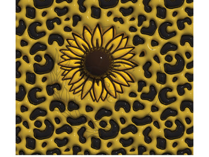 T212 Transfer De Sublimacion Girasol Leopardo