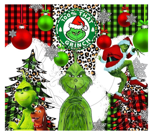 T826 | Sublimation Transfers | Grinch | Christmas