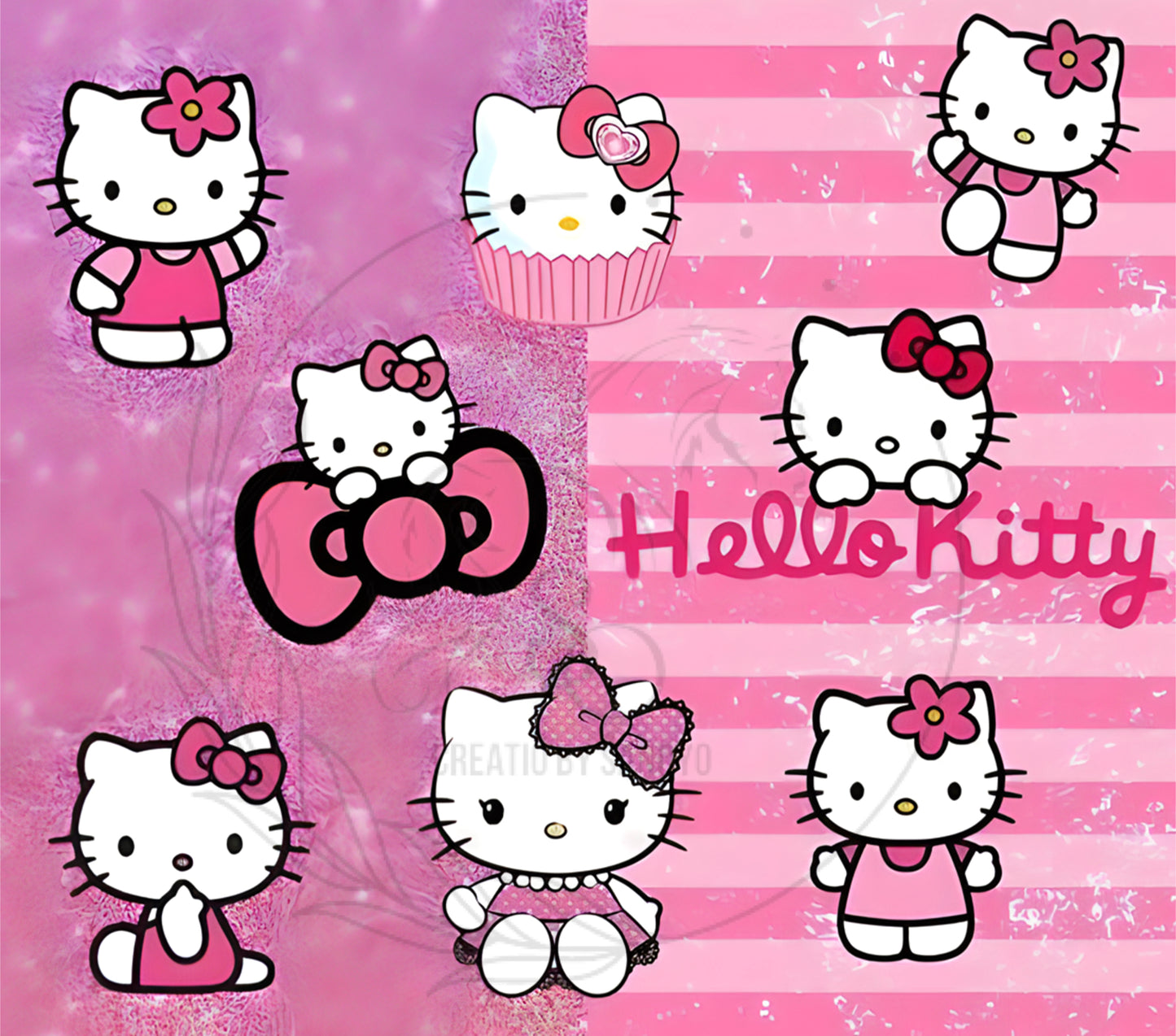 T408 Transfer De Sublimacion Hello Kitty