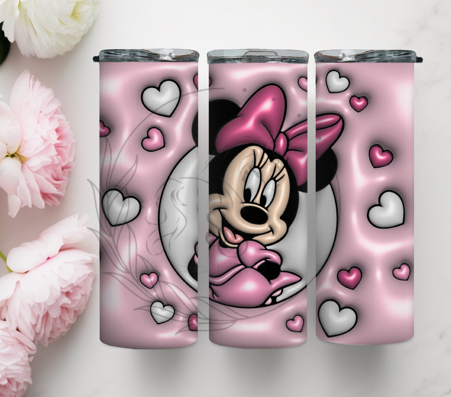 V188 Minnie Mouse Pink Puff