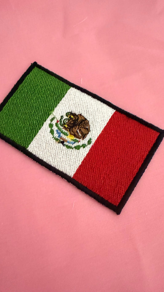 Parche Bordado de la Bandera de México | X5