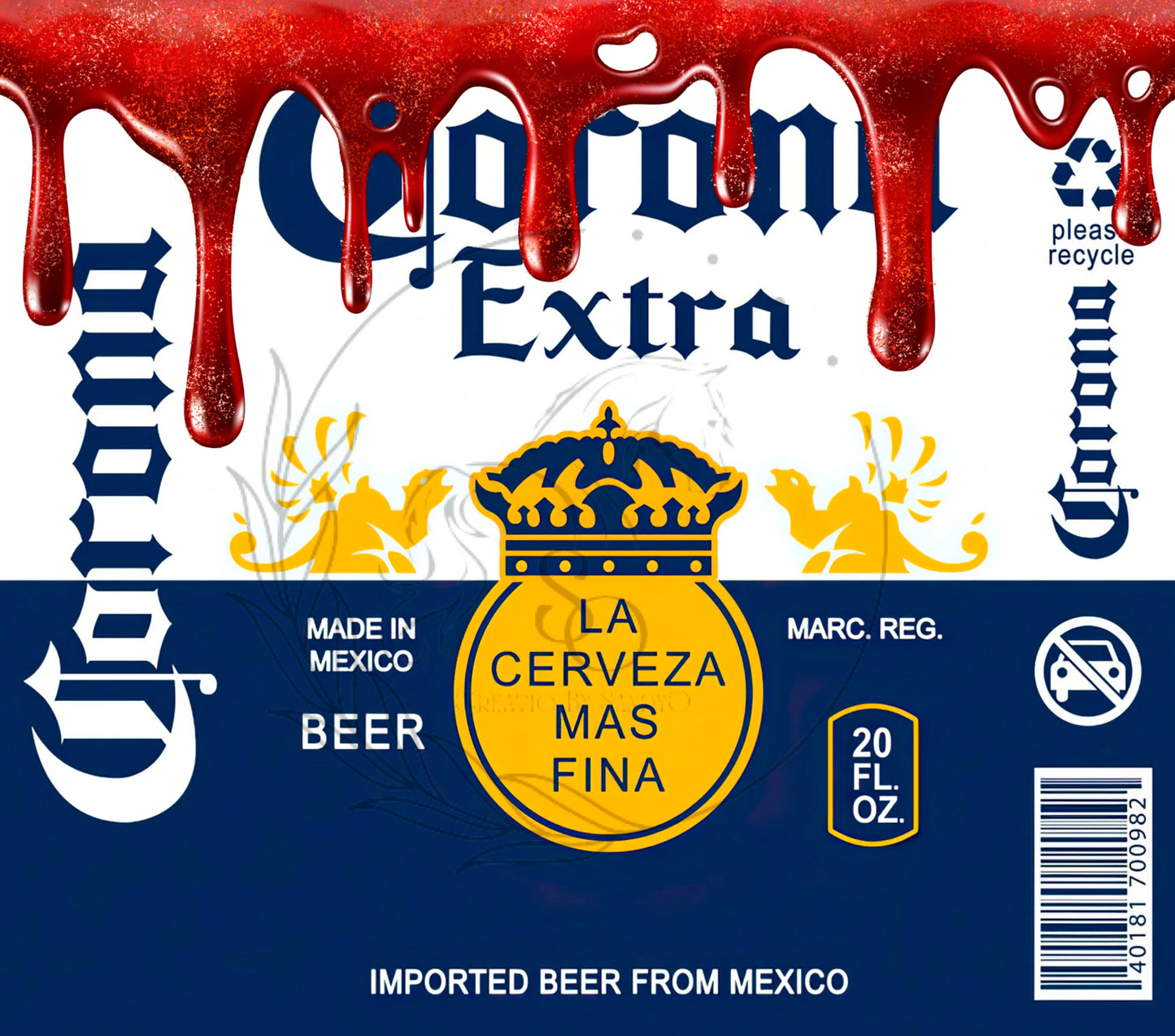 T368 Michelada Crown Sublimaicon Transfer