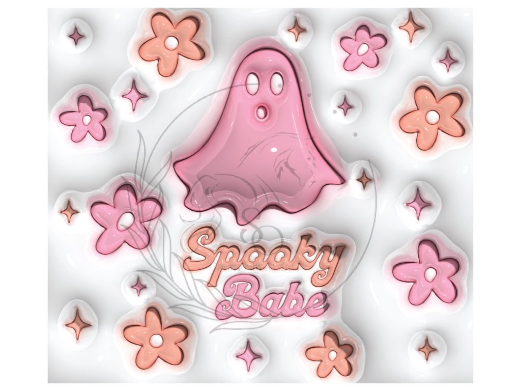 T145 Puff Spooky Sublimation Transfer