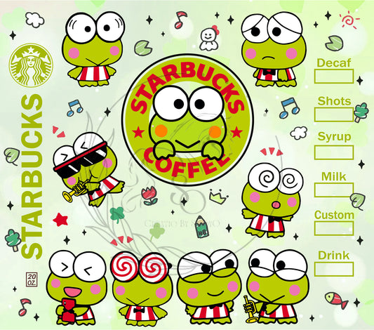 T293 Keroppi Sublimation Transfer