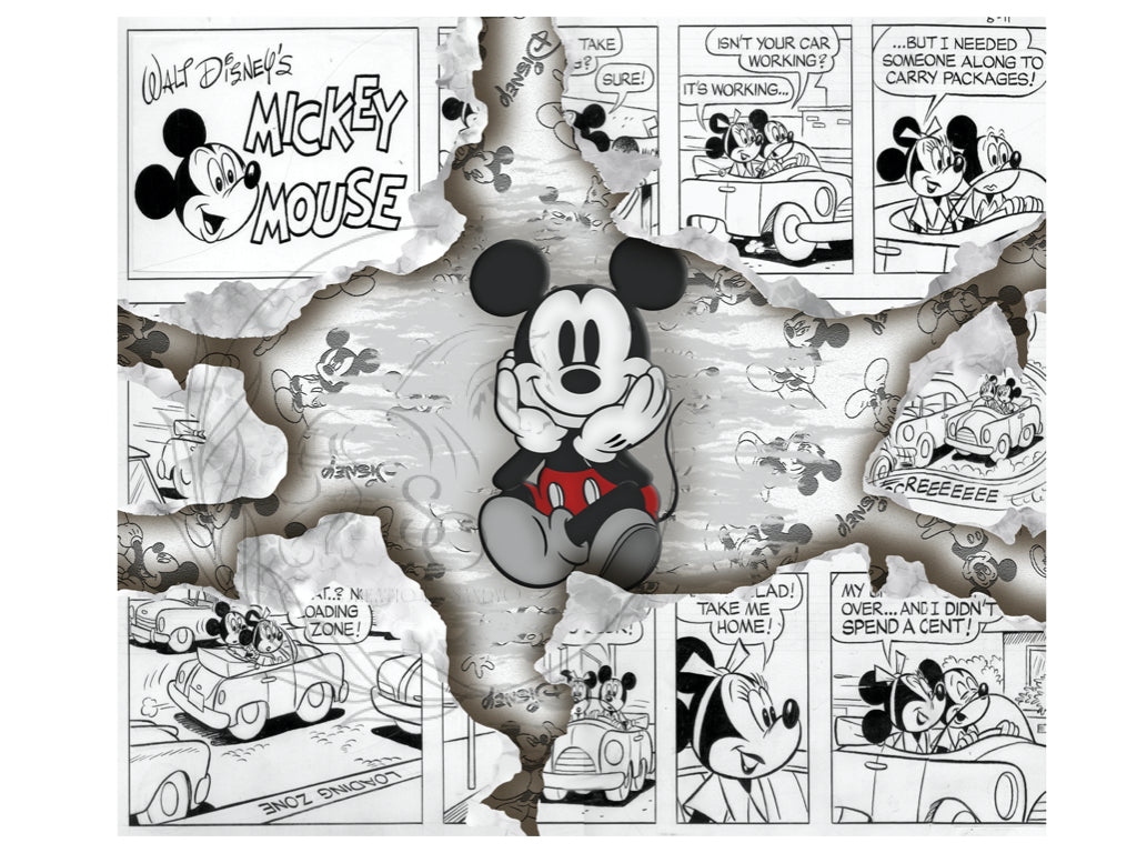 T64 Mickey Mouse Sublimation Transfer