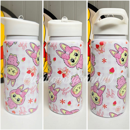 LABUBU PINK  | N22 | 15oz Botella de Agua