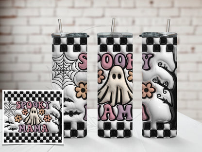 T152 Spooky Mama Sublimation Transfer