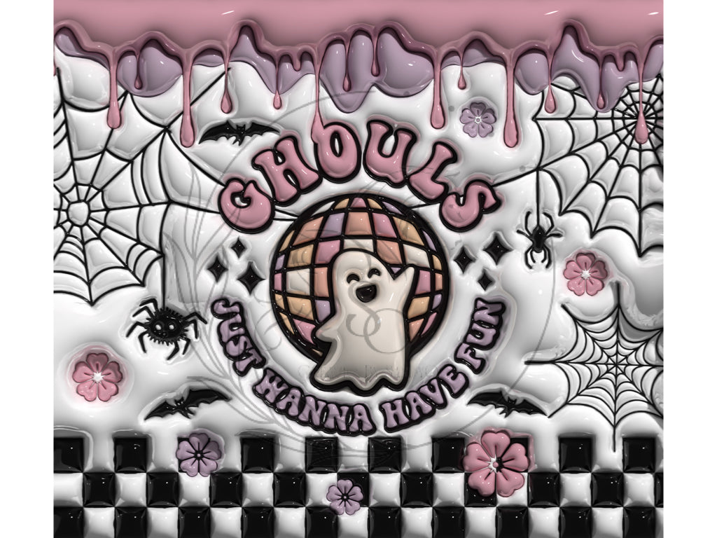 T197 Ghouls Sublimation Transfer