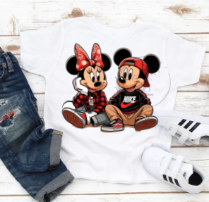 D42 DTF TRASFERS | Mickey Mouse & Minnie Mouse