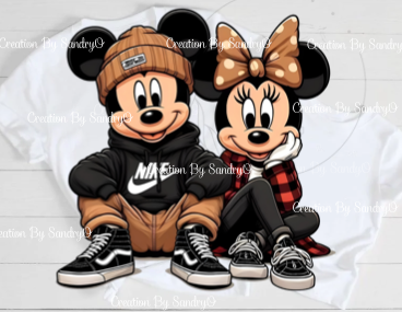 P4 Minnie and Mickey (café) Png