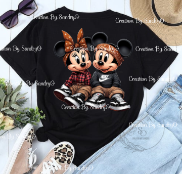 D86 DTF TRASFERS | DTF| Bebe Minnie and Mickey Mouse C