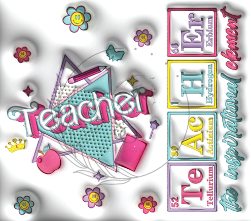 T564 Transfer Para Sublimacion | Teacher B