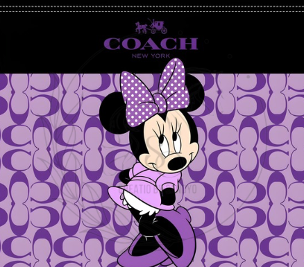 T605 Sublimation Transfer | Minnie Mouse Purple